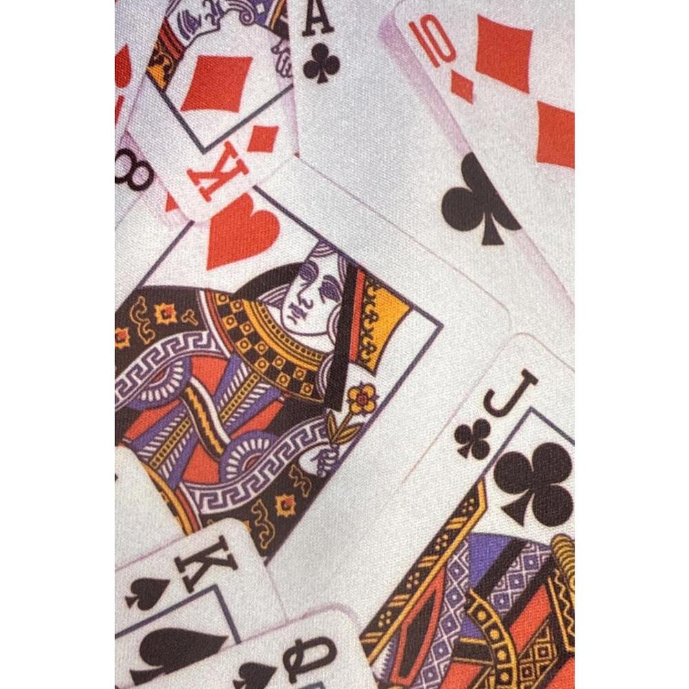 Ralph Marlin Men's Tie Cards Vintage 1994 Poker Playing Cards 100% Polyester - Picture 3 of 3